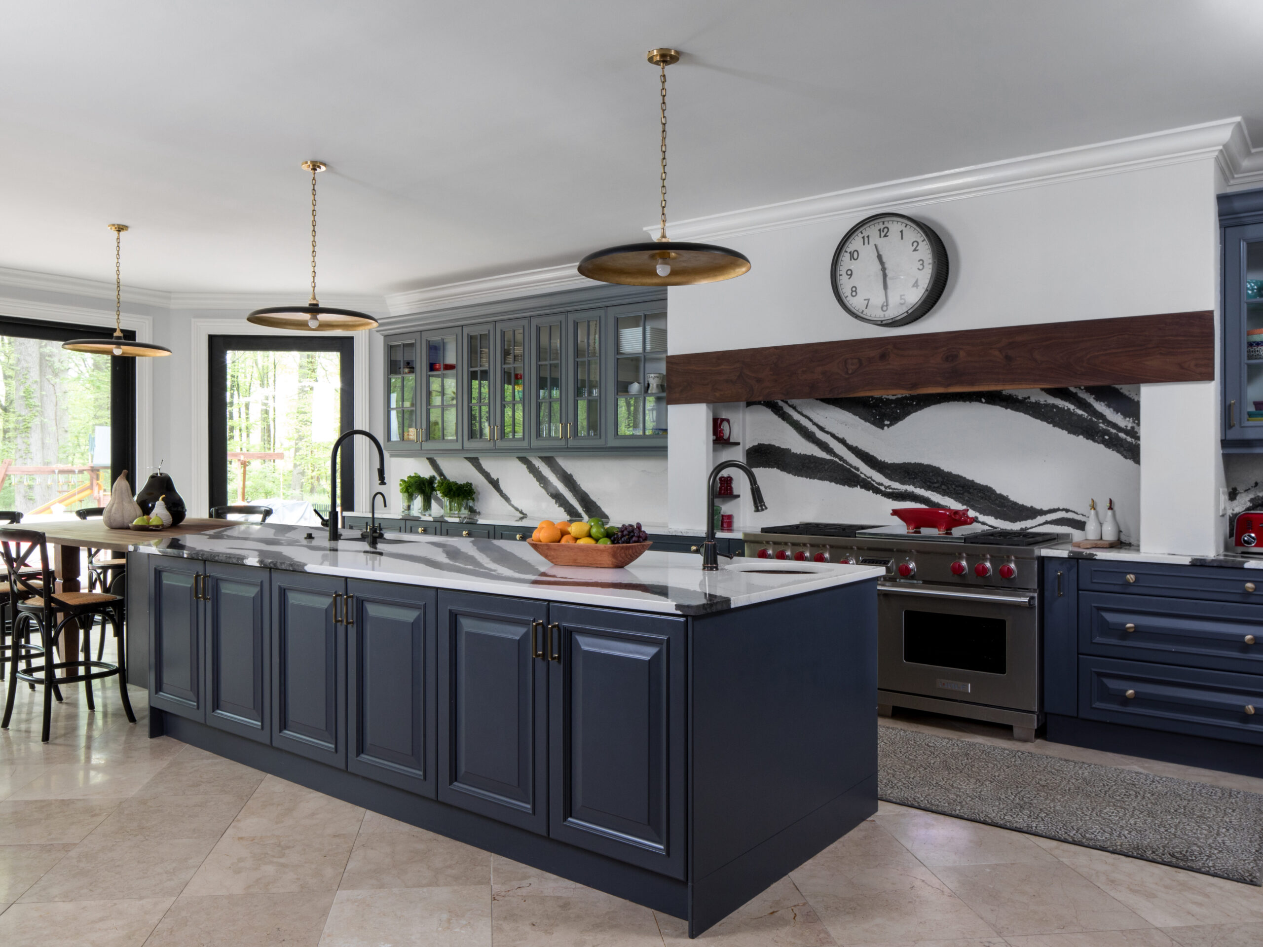 After image of a modern kitchen.