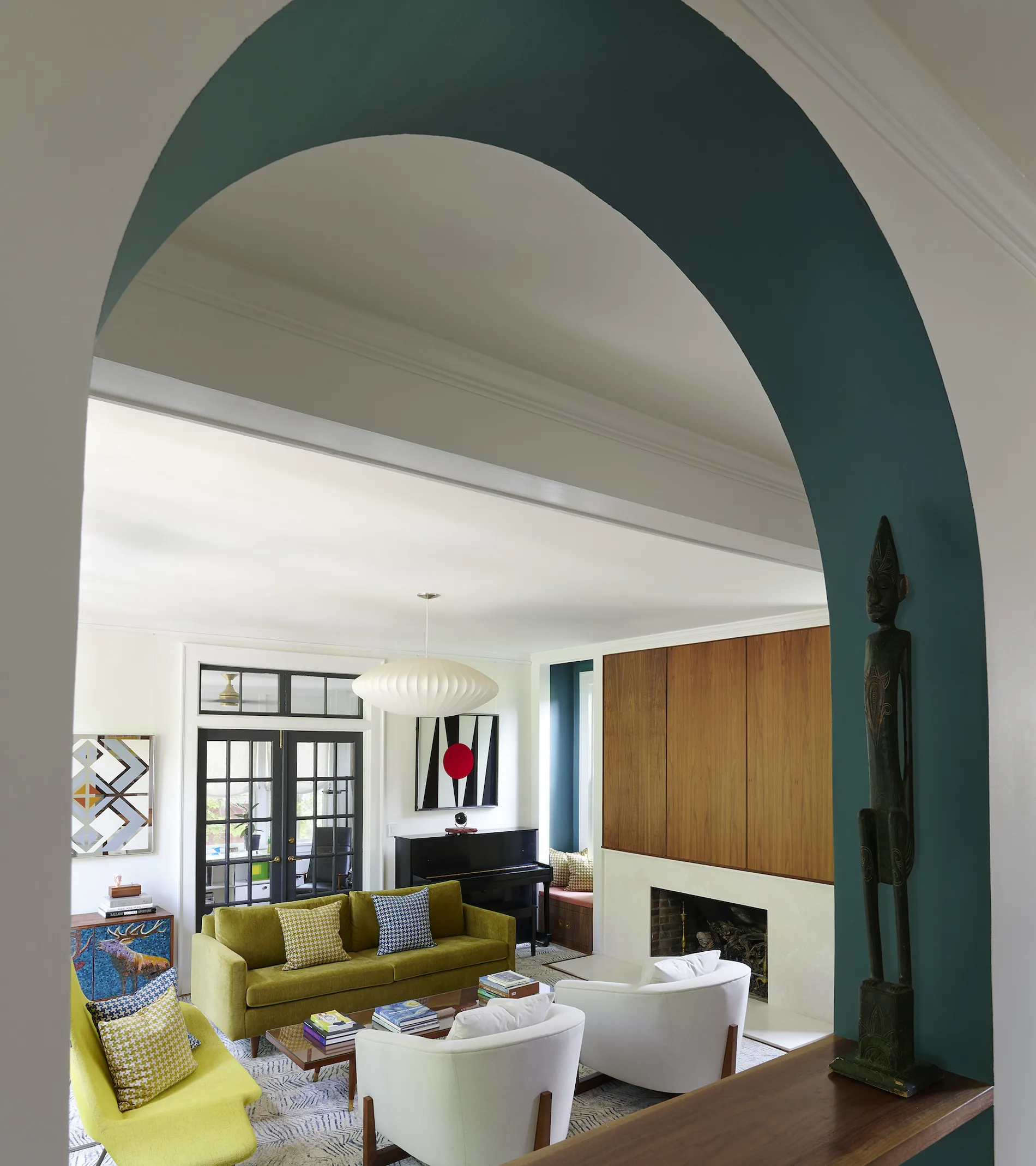 Interior Designer Jersey City Nj Arched Entry Living Room (1)