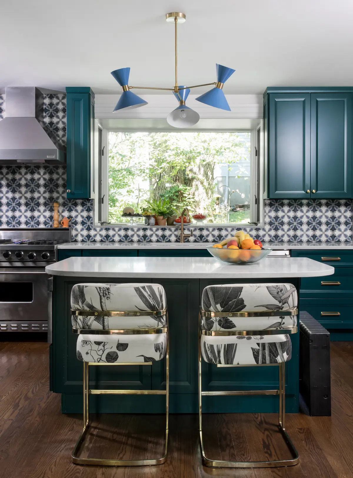 Interior Designer Morristown Nj Colorful Patterned Kitchen