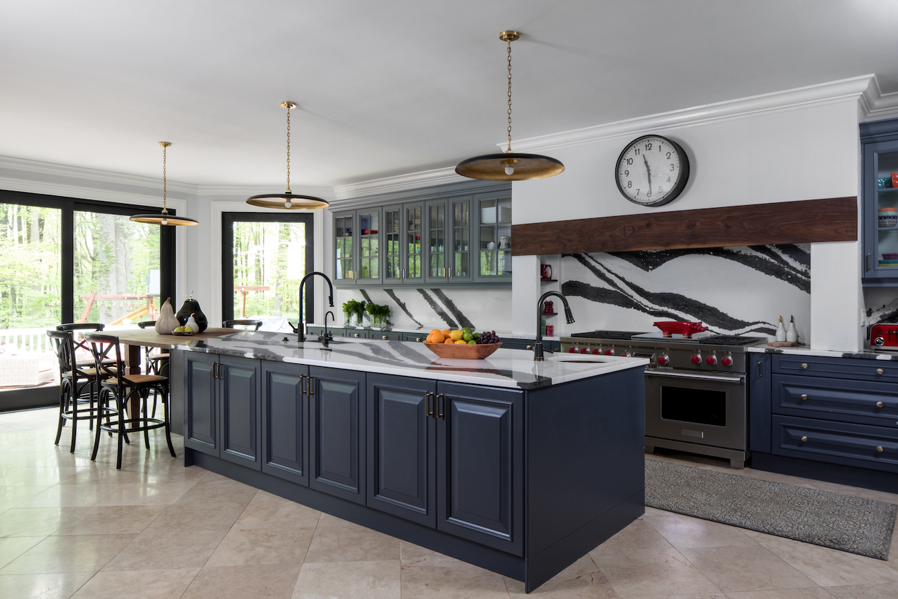 Mendham Nj Kitchen Island Design Walden Interiors (4)