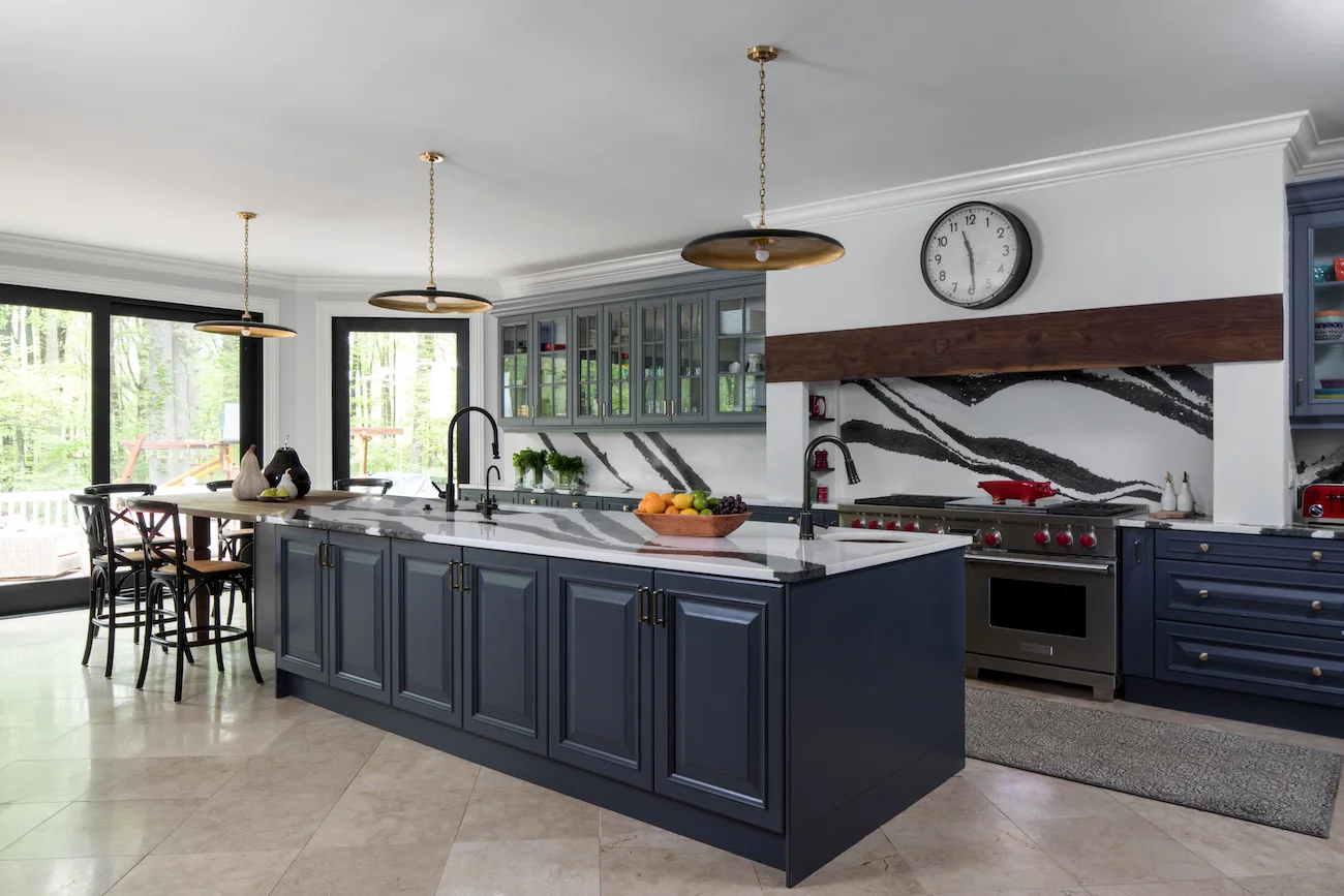 Mendham Nj Kitchen Island Design Walden Interiors